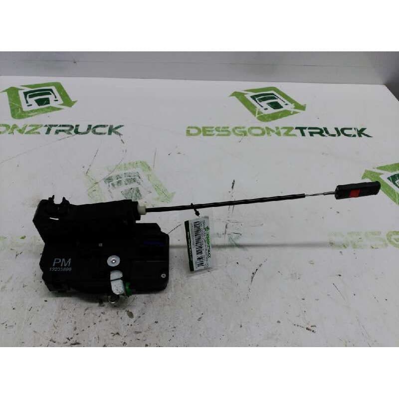 Recambio de cerradura puerta delantera izquierda para opel corsa c blue line referencia OEM IAM 133106 - Rojo