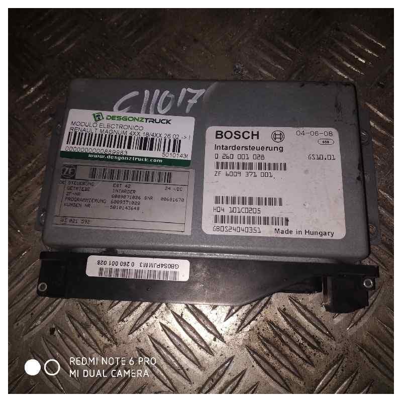 Recambio de modulo electronico para renault magnum 4xx.18/4xx.26 02 fas 4x2 4xx.18 larga distancia referencia OEM IAM 501014364 - Blanco