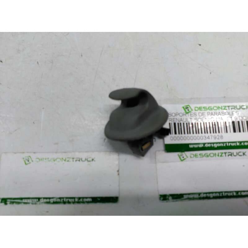 Recambio de soportes de parasoles para renault scenic (ja..) 1.9 dci authentique referencia OEM IAM - Gris