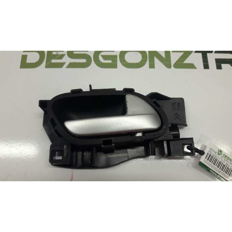 Recambio de maneta interior delantera derecha para peugeot 207 sw confort referencia OEM IAM 96802455VV - Blanco