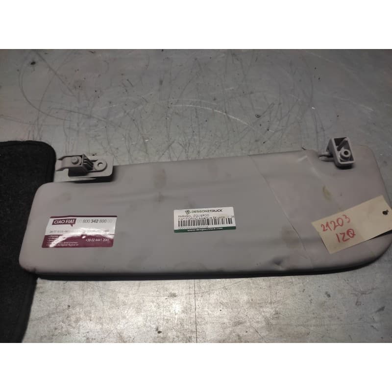 Recambio de parasol izquierdo para fiat fiorino furgoneta/monovolumen (225_) 1.4 (225bxa1a, 225bxf1a) referencia OEM IAM - Blanco