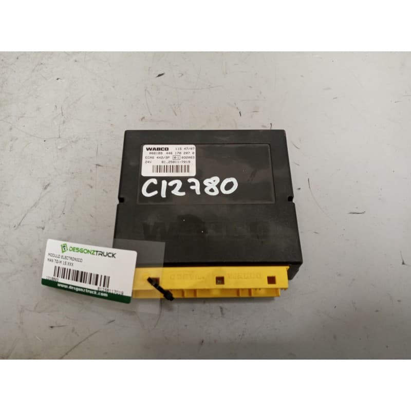 Recambio de modulo electronico para man tg-m 15.280 6.9 diesel referencia OEM IAM 81258117019 CENTRALITA ECAS 44617020700 - Blanco