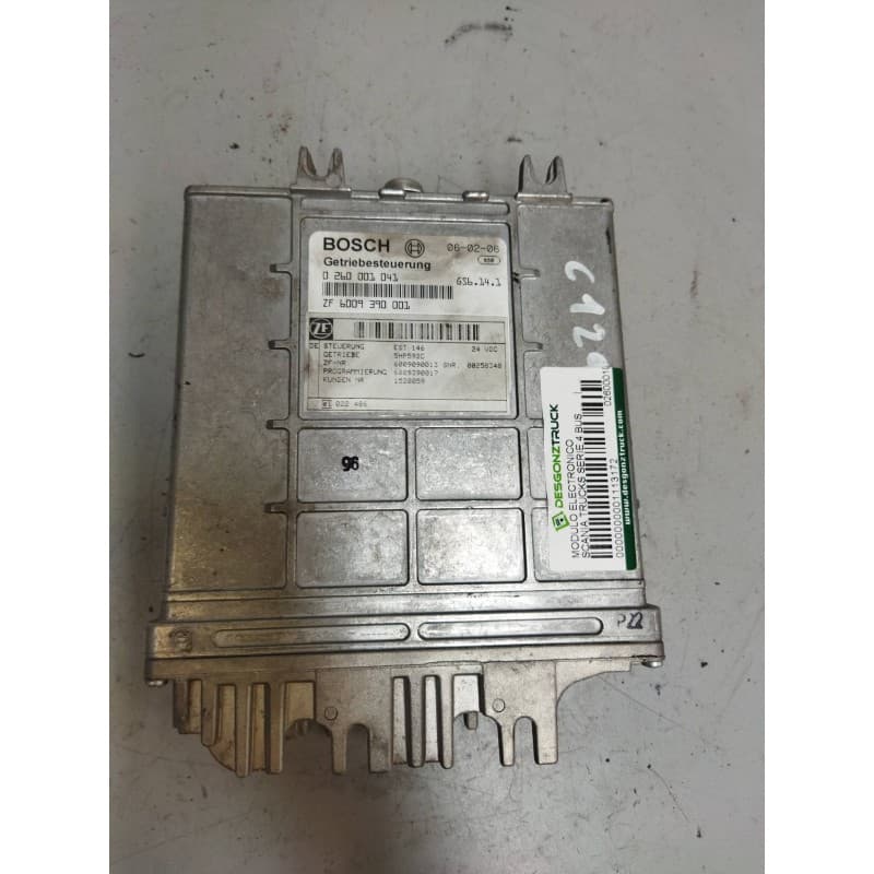 Recambio de modulo electronico para scania l094ub4x2 referencia OEM IAM 0260001041 6009390001 5HP592C - Amarillo