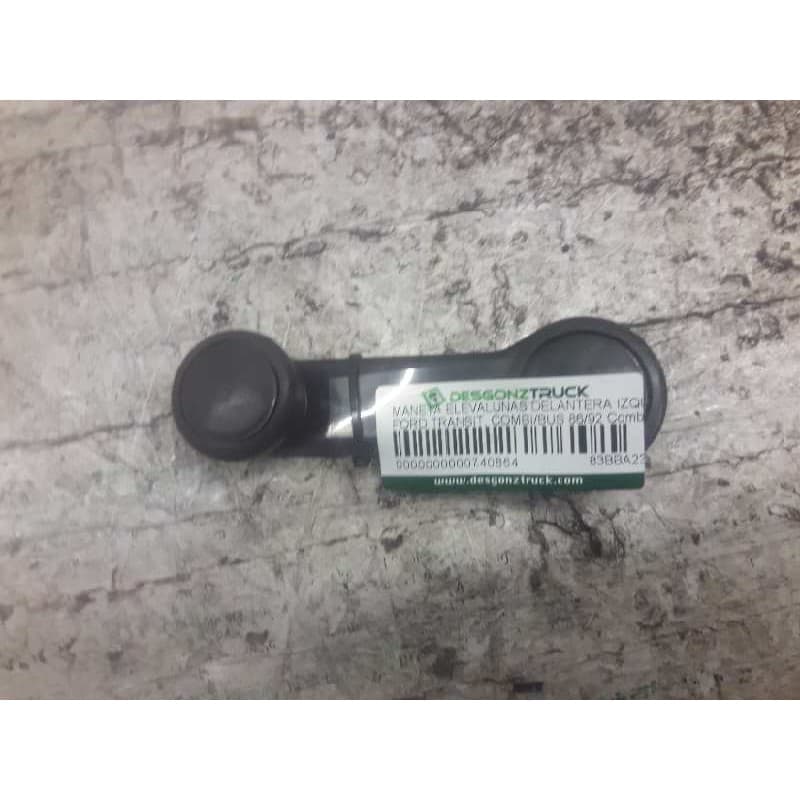Recambio de maneta elevalunas delantera izquierda para ford transit, combi/bus 86/92 combi ft 100 largo referencia OEM IAM 83BBA - Blanco