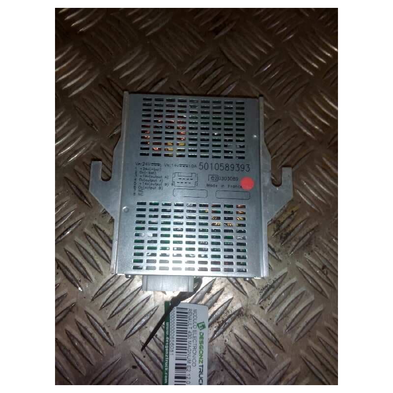 Recambio de modulo electronico para renault 430 magnum e2 12.0 diesel referencia OEM IAM 5010589393 - Blanco