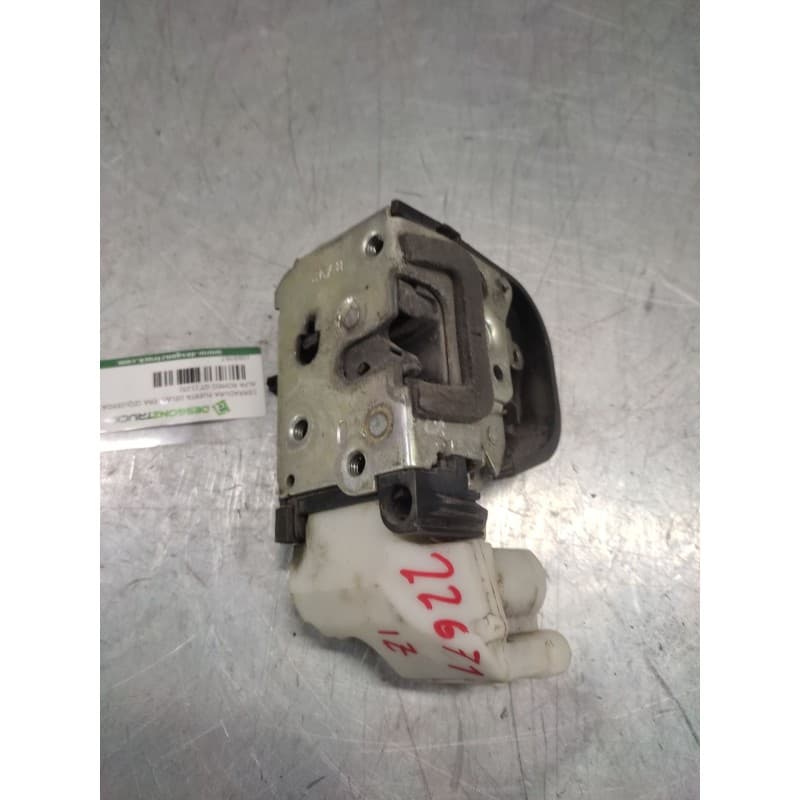 Recambio de cerradura puerta delantera izquierda para alfa romeo gt (125) 1.9 jtd 16v 150/ distinctive referencia OEM IAM 6 PIN - Negro
