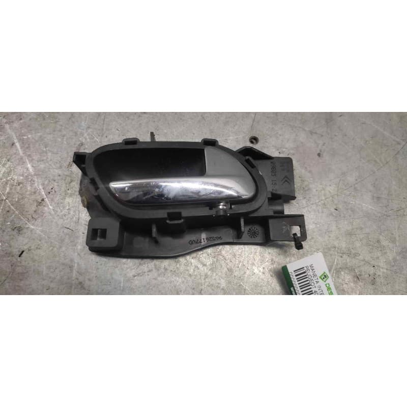 Recambio de maneta interior trasera derecha para peugeot 407 st sport pack referencia OEM IAM 96526177VD - Negro