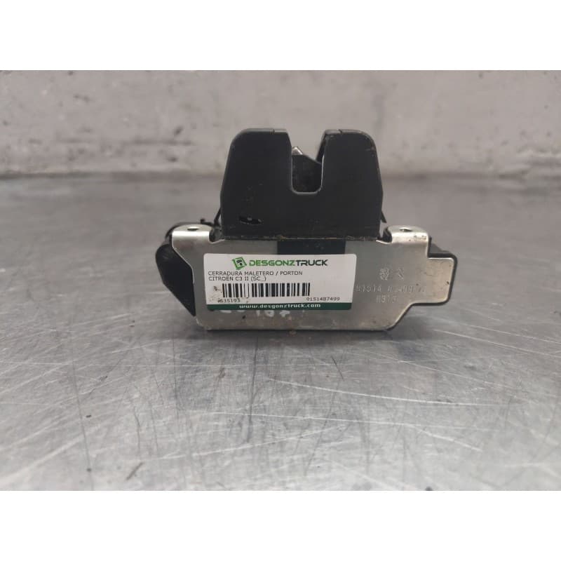 Recambio de cerradura maletero / porton para citroën c3 ii (sc_) 1.4 hdi 70 (sc8hzc, sc8hr0, sc8hp4) referencia OEM IAM 91514874 - Negro