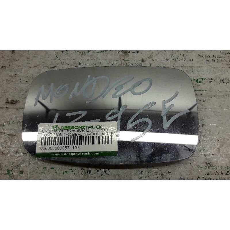 Recambio de cristal retrovisor izquierdo para ford mondeo berlina/familiar (fd) clx berlina referencia OEM IAM