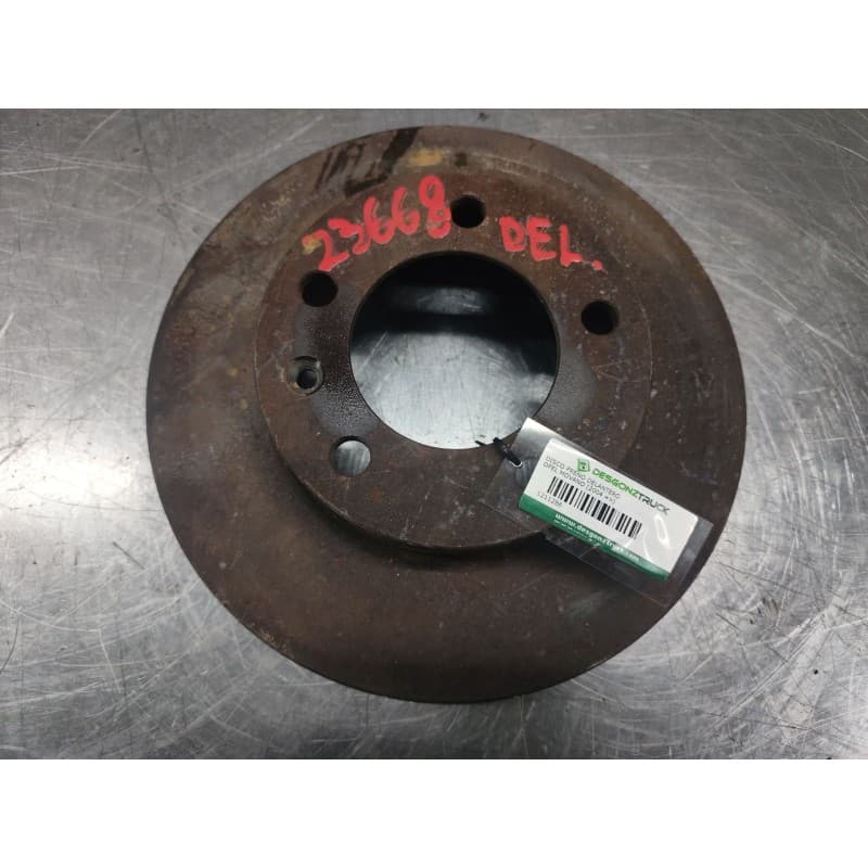 Recambio de disco freno delantero para opel movano (2004 =>) furgón corto l1h1 2.8t referencia OEM IAM - Blanco