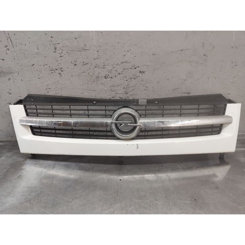 Recambio de rejilla delantera central para opel movano (2004 =>) furgón corto l1h1 2.8t referencia OEM IAM - Blanco