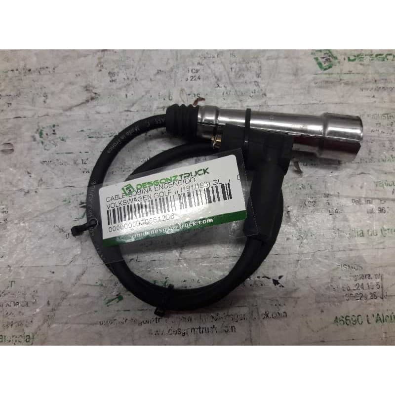 Recambio de cable bobina encendido para volkswagen golf ii (191/193) gl referencia OEM IAM - Rojo