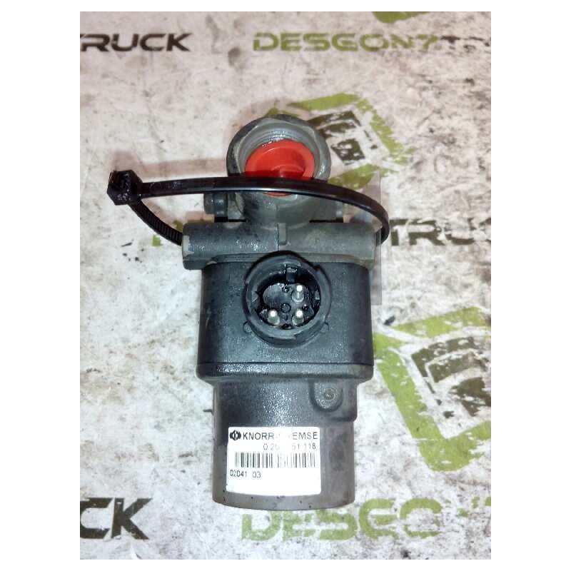 Recambio de valvula aire para man m 2000 l 15.284 e2 fki lk 15.284 e 2 compacto referencia OEM IAM 0265351118 KNORR-BREMSE ELECT - Blanco
