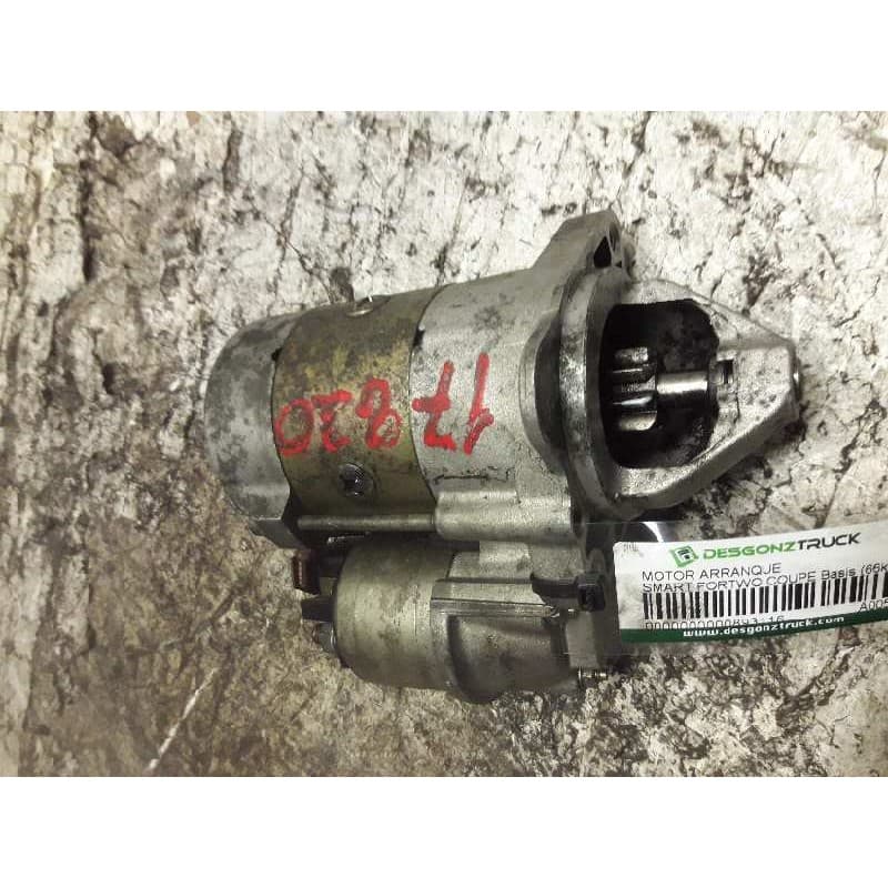 Recambio de motor arranque para smart city-coupe (450) 0.6 (450.352, 450.353) referencia OEM IAM A0051512601 0003188V006 9 DIENT - Blanco