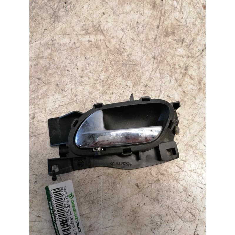 Recambio de maneta interior trasera izquierda para peugeot 407 st sport pack referencia OEM IAM 96526178VD - Negro