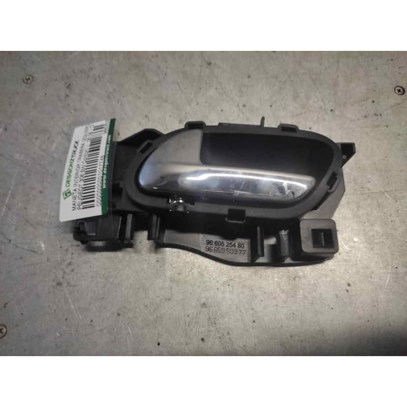 Recambio de maneta interior trasera izquierda para peugeot 308 sw confort referencia OEM IAM 9660525480 - Gris