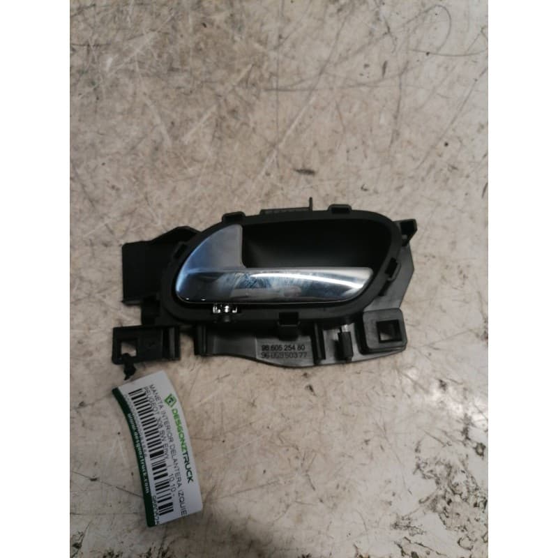 Recambio de maneta interior delantera izquierda para peugeot 308 sw envy referencia OEM IAM 9660525480 - Negro