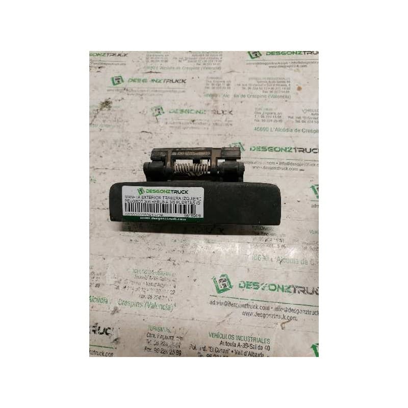 Recambio de maneta exterior trasera izquierda para peugeot 306 berlina 3/5 puertas (s1) xn referencia OEM IAM 9616261877 - Blanco