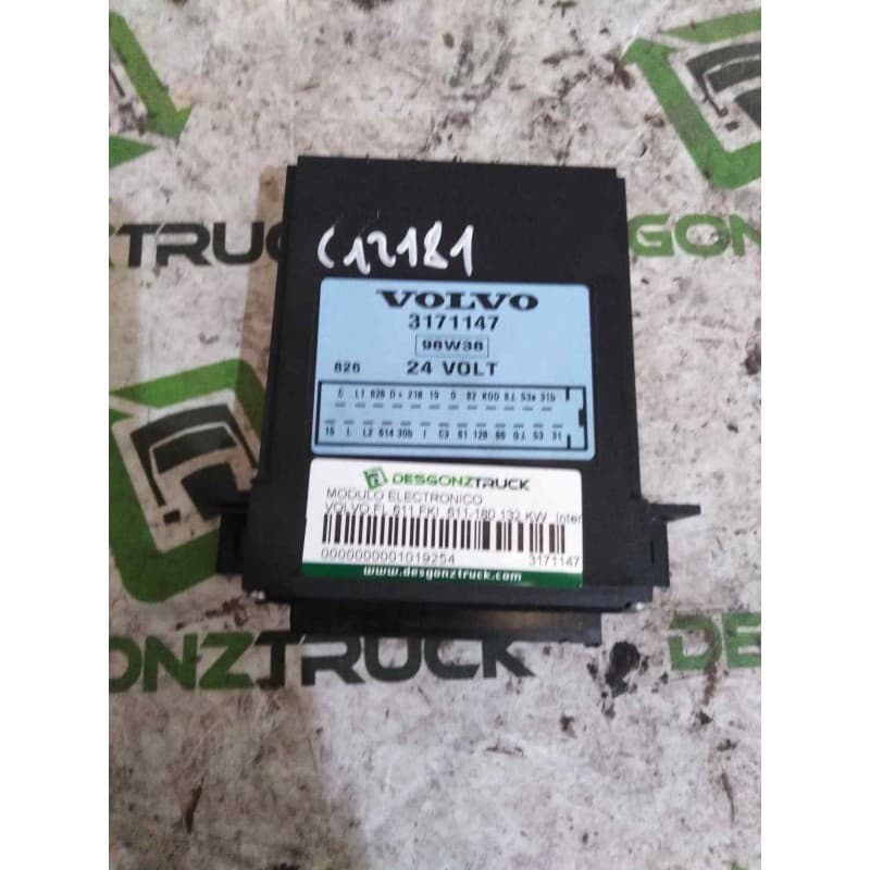 Recambio de modulo electronico para volvo fl 611 fki 611-180 132 kw interc.e1 corto referencia OEM IAM 3171147 - Blanco