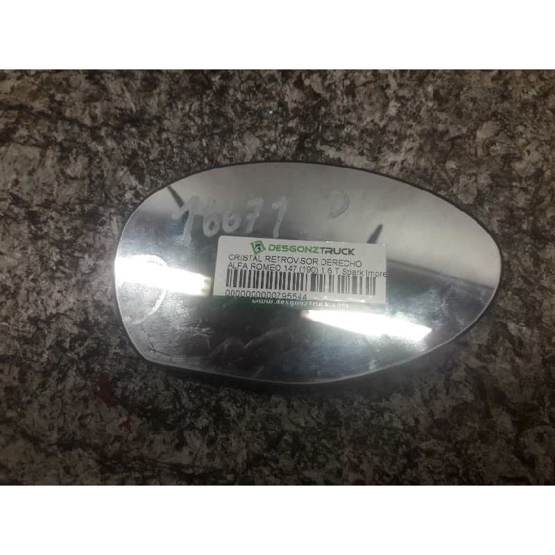 Recambio de cristal retrovisor derecho para alfa romeo 147 (190) 1.6 t.spark impression referencia OEM IAM