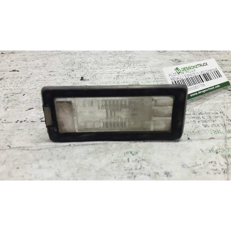 Recambio de piloto matricula para renault espace iv (jk0) dynamique referencia OEM IAM - Azul