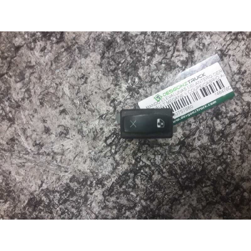 Recambio de mando elevalunas delantero derecho para renault megane ii coupe/cabrio authentique referencia OEM IAM 148476C - Gris