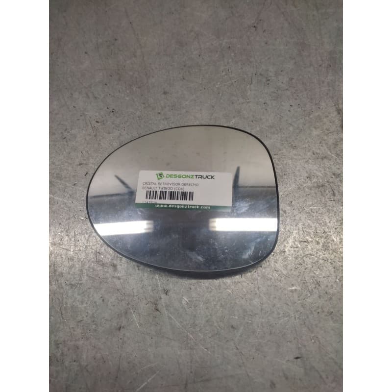 Recambio de cristal retrovisor derecho para renault twingo (co6) 1.2 authentique (c068/6c/6d) referencia OEM IAM - Gris