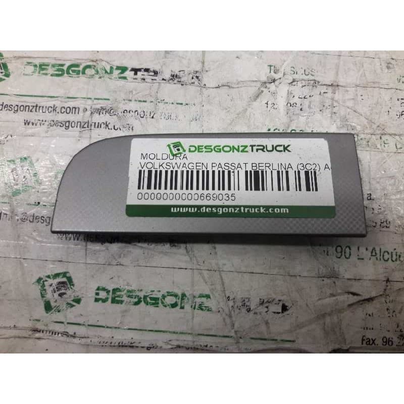 Recambio de moldura para volkswagen passat berlina (3c2) advance referencia OEM IAM IZQ. WARNING - Azul