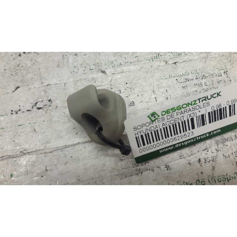 Recambio de soportes de parasoles para hyundai accent (x3) referencia OEM IAM DERECHO