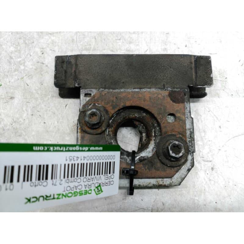 Recambio de cerradura capot para opel vivaro combi 2.7t corto referencia OEM IAM - Blanco
