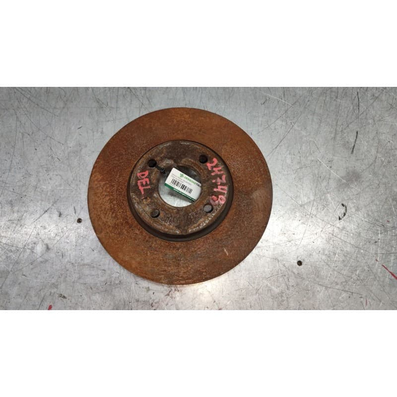 Recambio de disco freno delantero para ford ecosport 1.0 ecoboost referencia OEM IAM - Negro