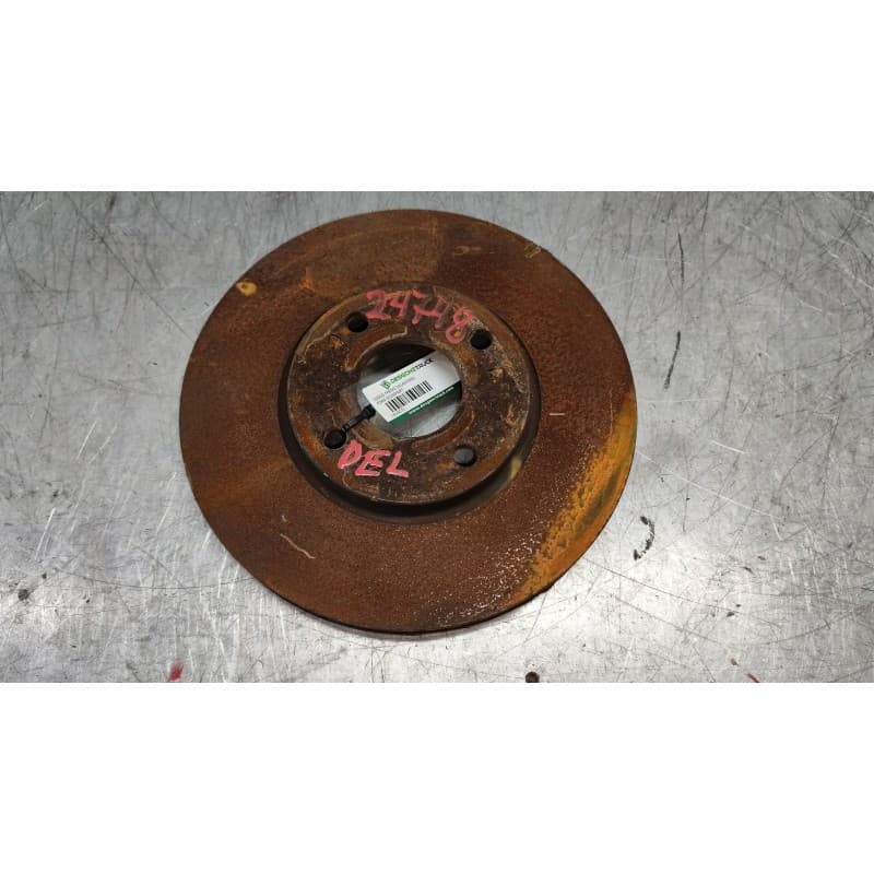 Recambio de disco freno delantero para ford ecosport 1.0 ecoboost referencia OEM IAM - Negro