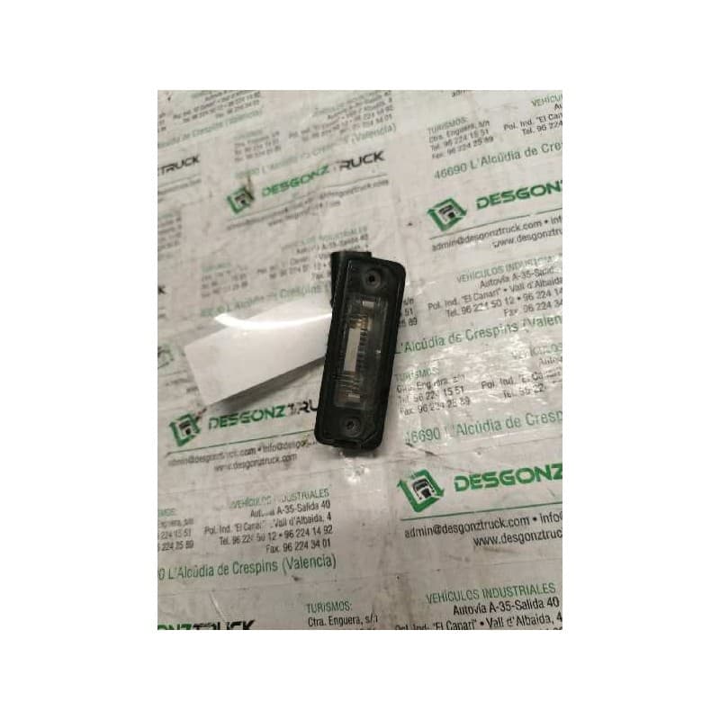 Recambio de piloto matricula para seat leon (1p1) comfort limited referencia OEM IAM 3D0943021A 2 PINS - Negro