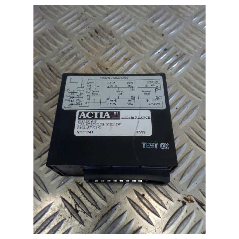Recambio de modulo electronico para renault hr 400.18 / 26 premium e2 fsa modelo 400.18 t 288 kw larga distancia referencia OEM - Blanco