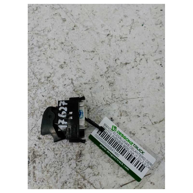 Recambio de mando elevalunas delantero derecho para toyota avensis berlina (t 22) 2.0 d4-d luna (4-ptas.) referencia OEM IAM