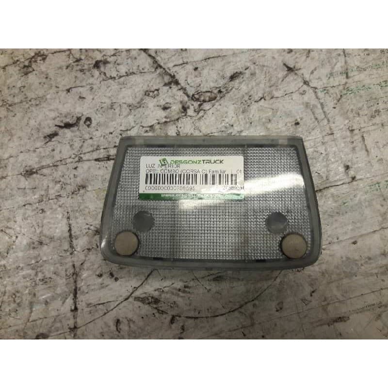 Recambio de luz interior para opel combo (corsa c) familiar referencia OEM IAM 273893313 DELANTERA - Gris