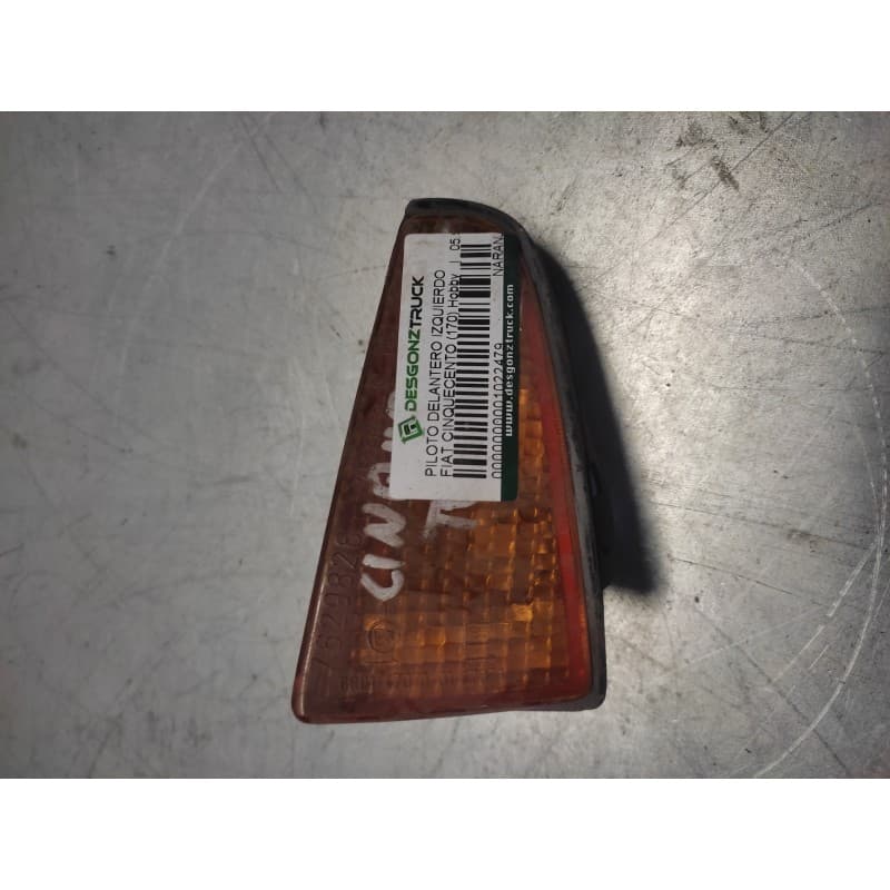 Recambio de piloto delantero izquierdo para fiat cinquecento (170) hobby referencia OEM IAM NARANJA