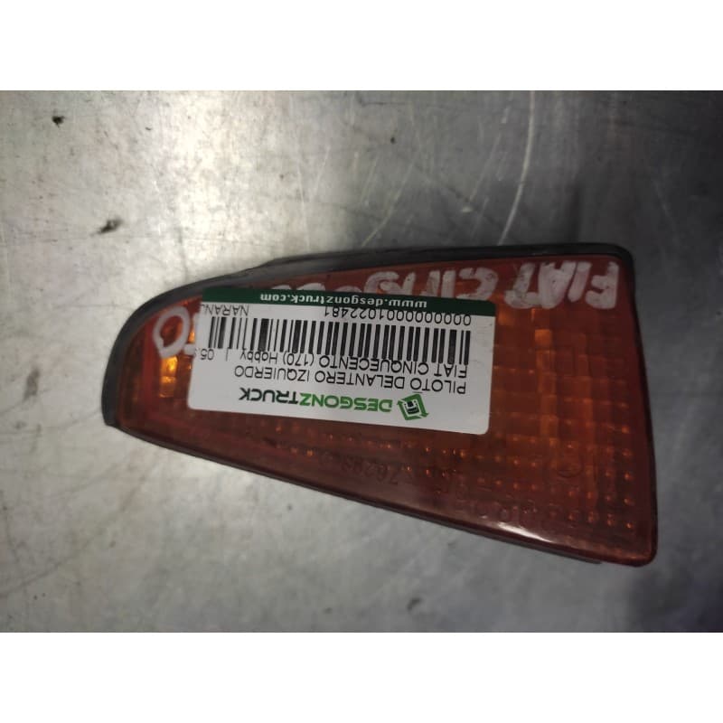 Recambio de piloto delantero izquierdo para fiat cinquecento (170) hobby referencia OEM IAM NARANJA