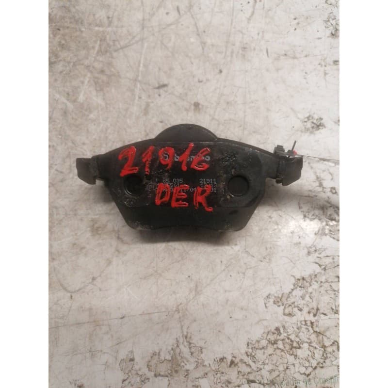 Recambio de pastillas de freno delanteras para audi a3 (8l) 1.9 tdi ambiente referencia OEM IAM 90R01811049701 - Negro