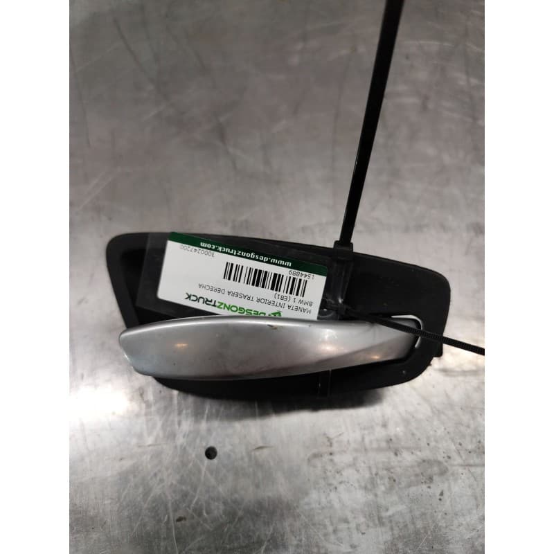 Recambio de maneta interior trasera derecha para bmw 1 (e81) 118 d referencia OEM IAM 3000247200 - Negro