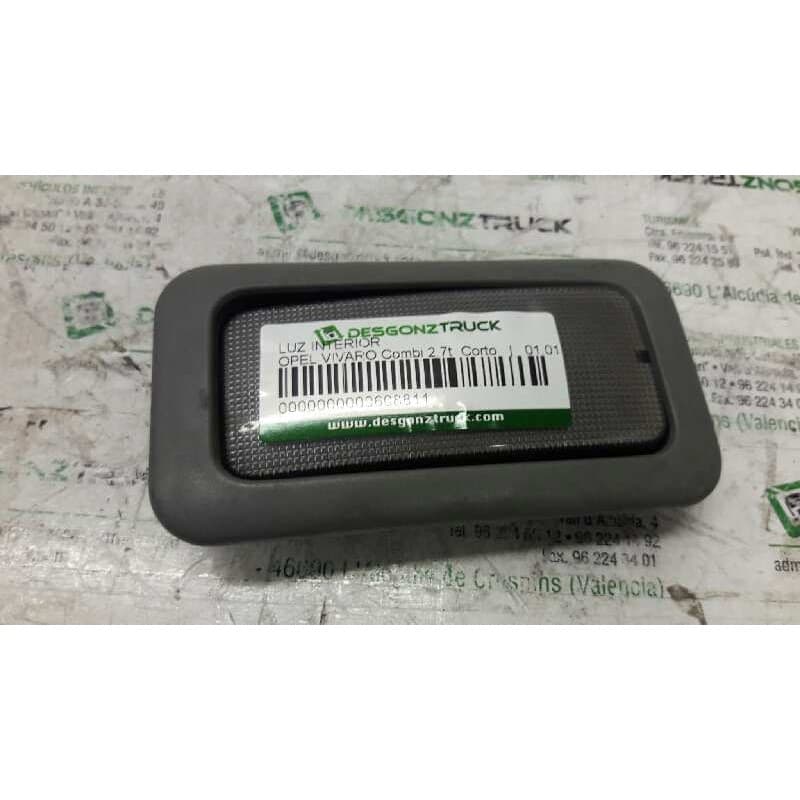 Recambio de luz interior para opel vivaro combi 2.7t corto referencia OEM IAM CARGA - Blanco