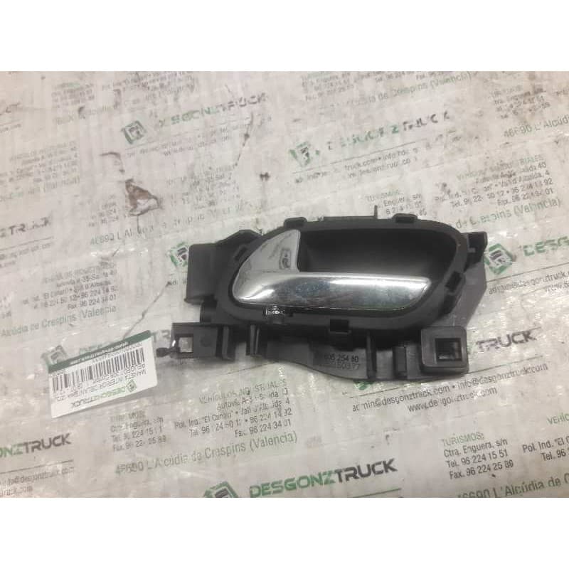 Recambio de maneta interior delantera izquierda para peugeot 308 confort referencia OEM IAM 9660525480 9685950377 - Negro
