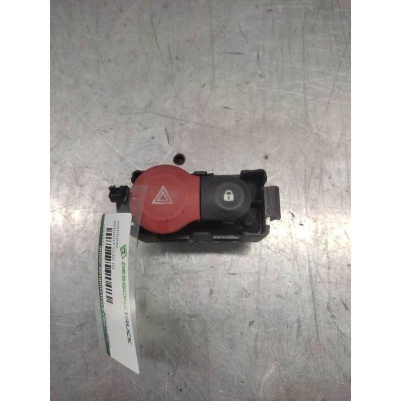 Recambio de warning para renault clio iii dynamique referencia OEM IAM 8200214896A - Plata