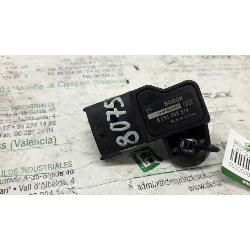 Recambio de sensor presion para fiat ducato caja abierta, doble cab. (desde 03.02) maxi 2,3 jtd batalla 3200 referencia OEM IAM - Blanco