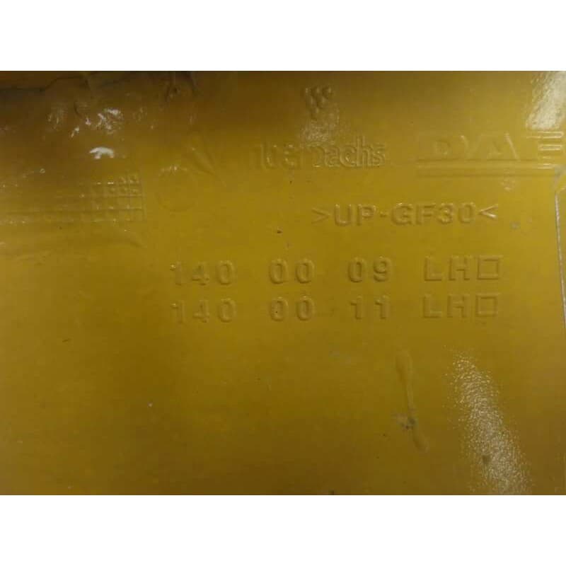 Recambio de deflector izquierdo para daf serie 95 xf .430 fsafe (typ .430) larga distancia referencia OEM IAM 1400009 1400011LH - Amarillo