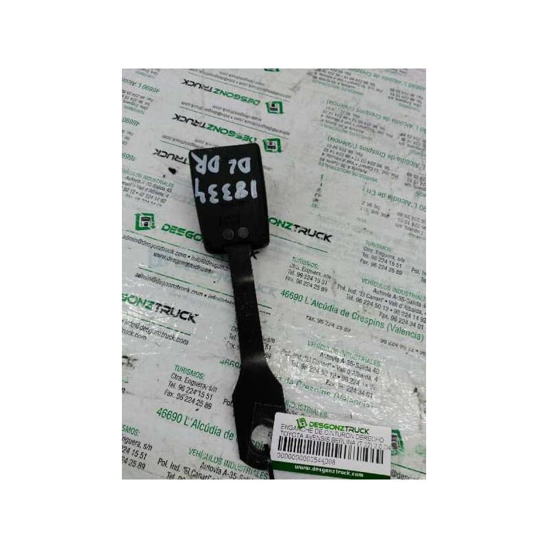 Recambio de enganche de cinturon delantero derecho para toyota avensis berlina (t 22) 2.0 d4-d luna (4-ptas.) referencia OEM IAM - Verde