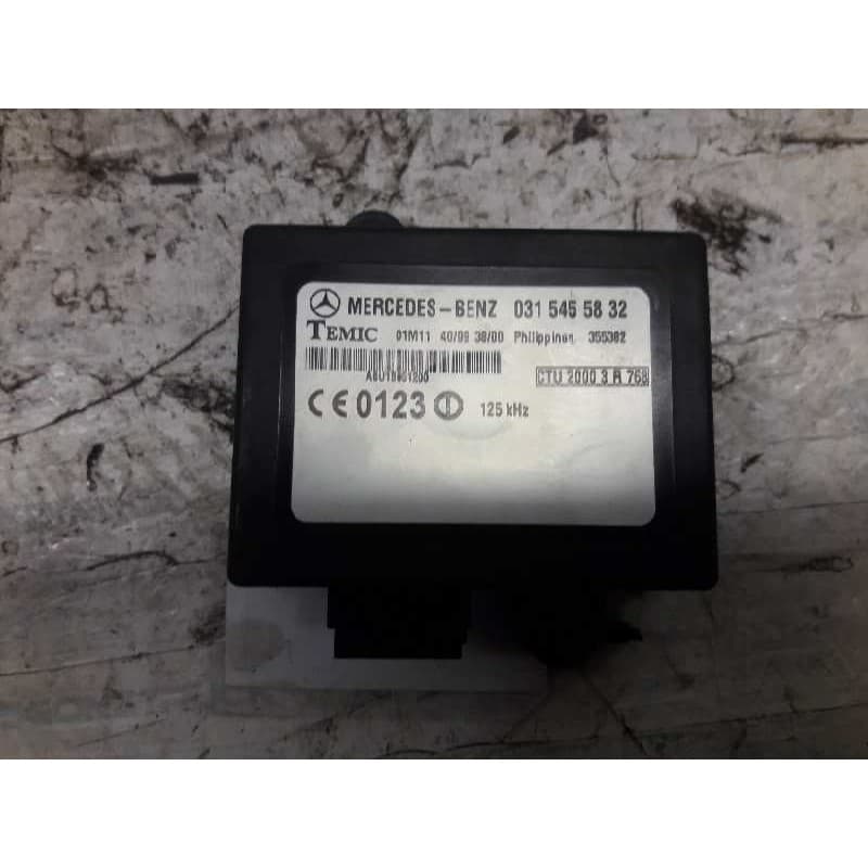 Recambio de centralita inmovilizador para mercedes-benz sprinter 02.00 combi referencia OEM IAM 0315455832 01M1140993800 - Blanco