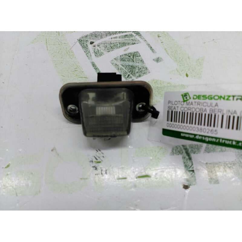 Recambio de piloto matricula para seat cordoba berlina (6k2) dream (1997) referencia OEM IAM 6K0943021A - Azul