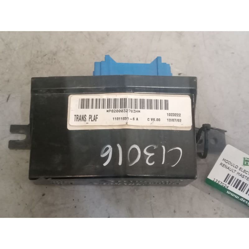 Recambio de modulo electronico para renault master caja abierta/chasis ab '98 caja abierta batalla 3578 referencia OEM IAM 82000 - Rojo