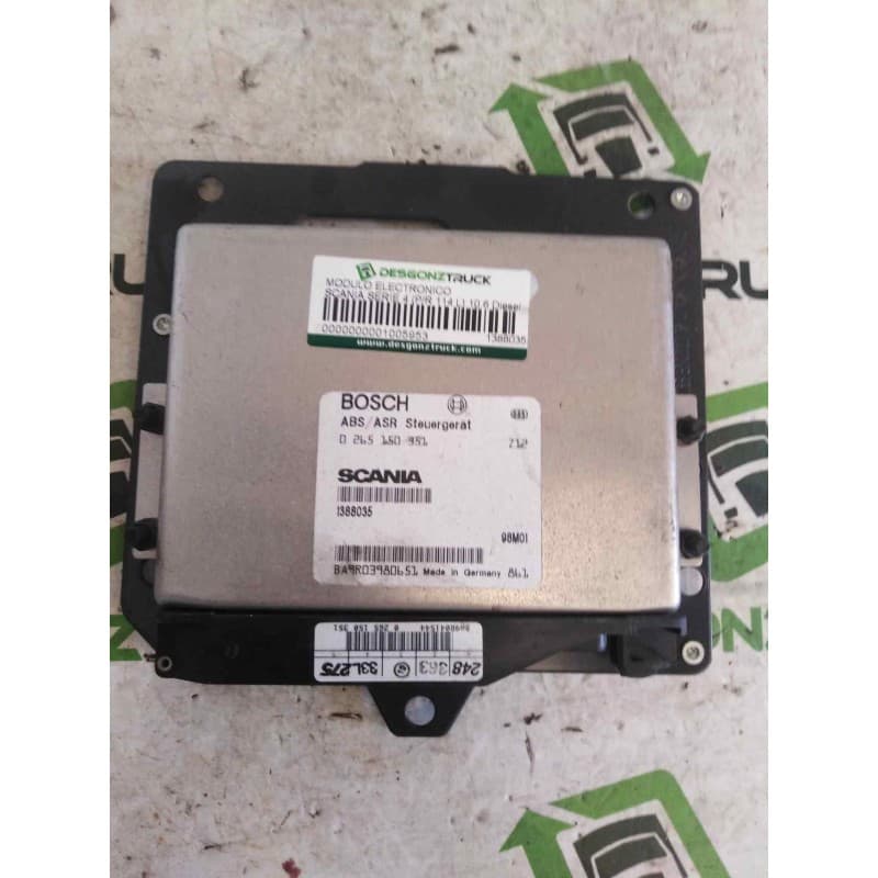 Recambio de modulo electronico para scania serie 4 (p/r 114 l) 10.6 diesel referencia OEM IAM 1388035 0265150351 CENTRALITA ABS - Blanco